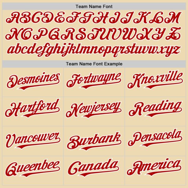 Custom Cream Red Black-White 3D Urban City Edition Sports Authentic Baseball Jersey