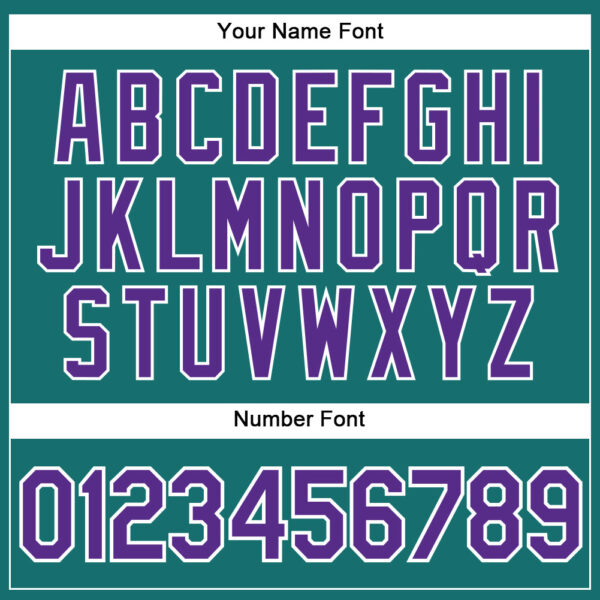 Custom Aqua Purple-White Authentic Sleeveless Baseball Jersey