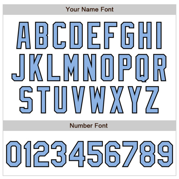 Custom White Light Blue-Black 3 Colors Arm Shapes Authentic Baseball Jersey