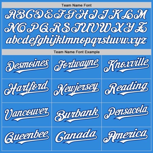 Custom Electric Blue White-Royal 3 Colors Arm Shapes Authentic Baseball Jersey