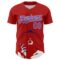 Custom Red Purple-White 3D Nikita Fraser Soiree Authentic Baseball Jersey