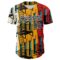 Custom Gold Black Red-White 3D Nikita Fraser Staircase Ny Authentic Baseball Jersey