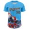 Custom Sky Blue Black-White 3D Nikita Fraser Ocean Drive Authentic Baseball Jersey