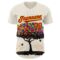 Custom Cream Red-Neon Yellow 3D Marcel Caram Balloon Tree Authentic Baseball Jersey