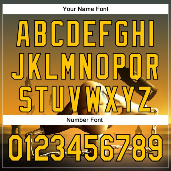 Custom Blue Yellow-Black 3D Marcel Caram Thinking Head Authentic Baseball Jersey