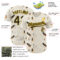 Custom Cream Black-Yellow 3D Marcel Caram Thinking Head Authentic Baseball Jersey