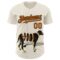 Custom Cream Texas Orange-Black 3D Marcel Caram Drina Authentic Baseball Jersey