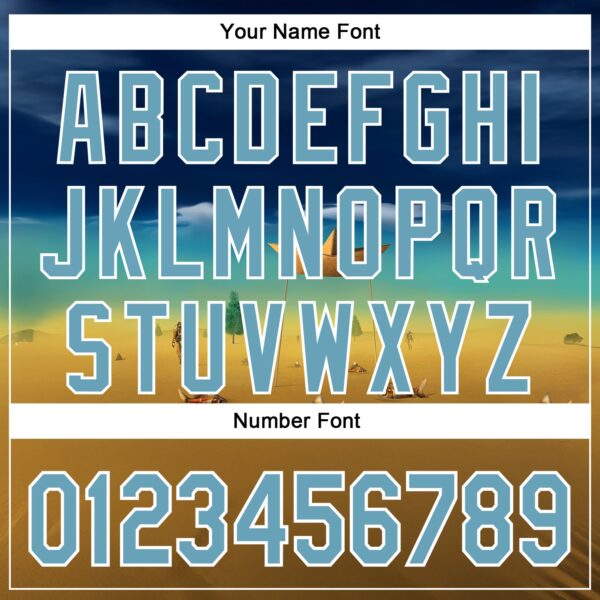 Custom Blue Shadow Blue Yellow-White 3D Marcel Caram Metaphysical Scene With Little Boat Authentic Baseball Jersey