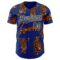 Custom Royal Black-White 3D Alexandra Ramirez Tigers Street Art Authentic Baseball Jersey