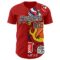 Custom Red Black-White 3D Alexandra Ramirez Basketball Street Art Authentic Baseball Jersey