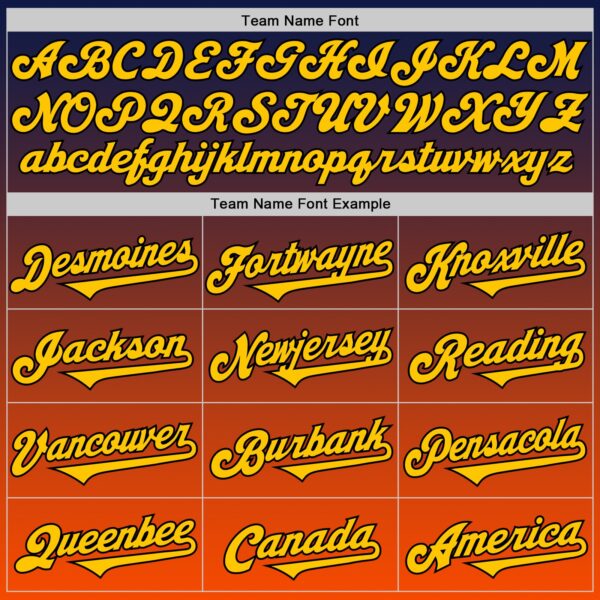 Custom Blue Yellow Orange-Black 3D Geo Law Tiger Ronin Deities Authentic Baseball Jersey