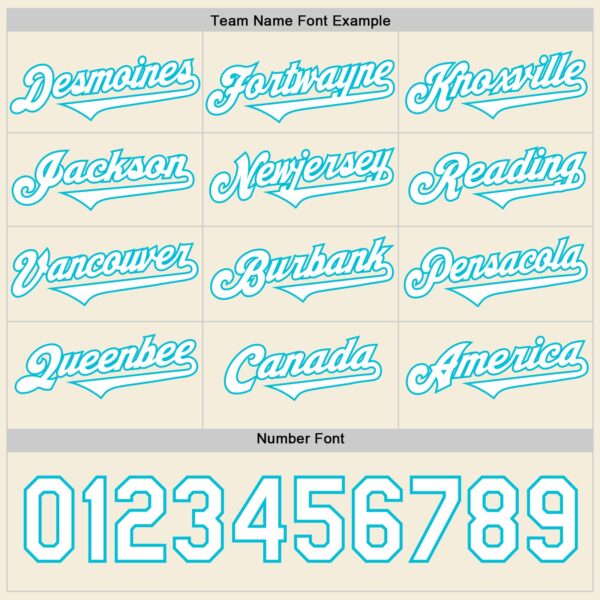 Custom Cream White-Lakes Blue 3D Geo Law Live Long Authentic Baseball Jersey