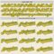 Custom Cream Gold-Midnight Green 3D Geo Law Long Live The King Authentic Baseball Jersey