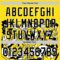 Custom Yellow Black-White 3D Geo Law Fantasy Road Authentic Baseball Jersey