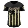 Custom Black Black-City Cream 3D Tobe Fonseca Astronaut American Flag Sky Authentic Baseball Jersey