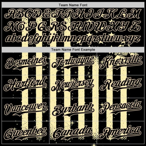 Custom Black Black-City Cream 3D Tobe Fonseca Astronaut American Flag Sky Authentic Baseball Jersey