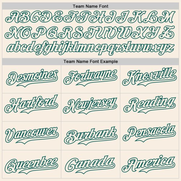 Custom Cream Cream-Midnight Green 3D Tobe Fonseca Colorful Tattooed Panda Textures Authentic Baseball Jersey