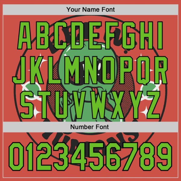 Custom Red Aurora Green-Black 3D Tobe Fonseca Eeew Humans Alien Gray ET Authentic Baseball Jersey