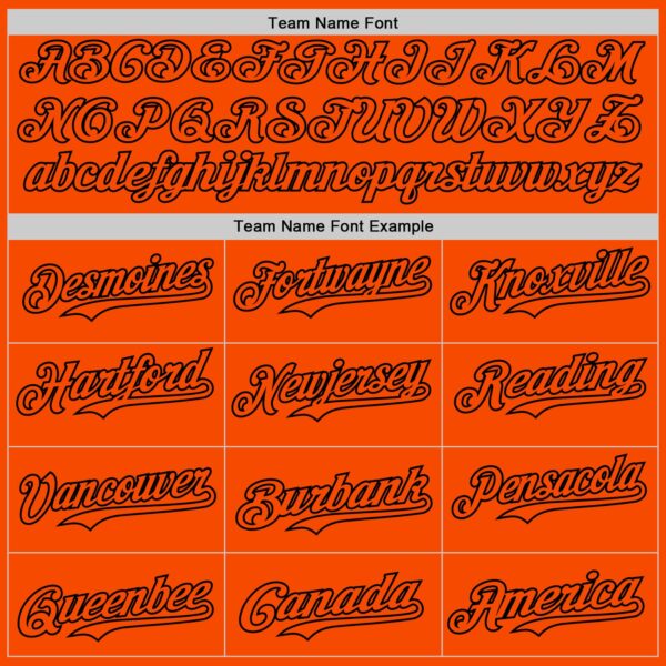 Custom Orange Orange-Black 3D Tobe Fonseca Halloween Pumpkin Cat Authentic Baseball Jersey