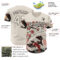 Custom Cream Cream-Black 3D Tobe Fonseca Japanese Anime Koi Flower Authentic Baseball Jersey