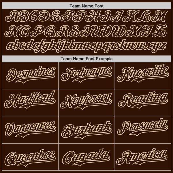 Custom Brown Brown-City Cream 3D Tobe Fonseca Kitten Nuggets Fast Food Cat Authentic Baseball Jersey