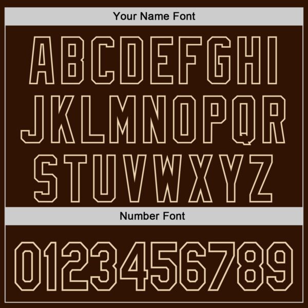 Custom Brown Brown-City Cream 3D Tobe Fonseca Kitten Nuggets Fast Food Cat Authentic Baseball Jersey