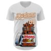 Custom White White-Texas Orange 3D Tobe Fonseca Nutella Cat Authentic Baseball Jersey