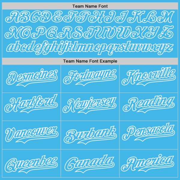 Custom Sky Blue Sky Blue-White 3D Tobe Fonseca Snowflake Cat Winter Authentic Baseball Jersey