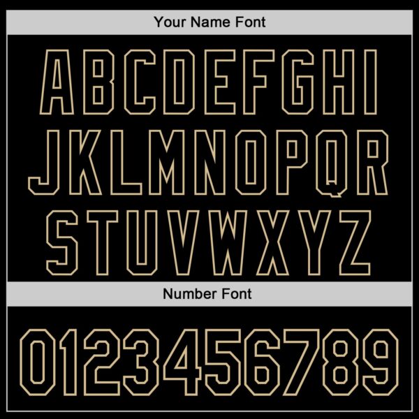 Custom Black Black-Vegas Gold 3D Tobe Fonseca Treasure Map Skull Authentic Baseball Jersey