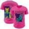 Custom Pink Pink-Black 3D Tobe Fonseca Cat Warhol Pop Art Authentic Baseball Jersey