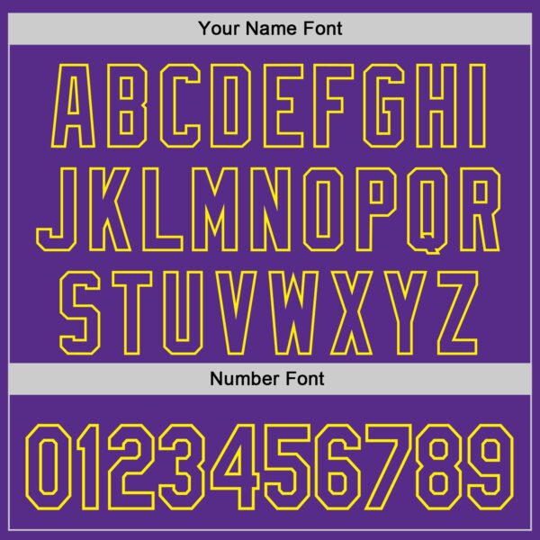 Custom Purple Purple-Light Yellow 3D Tobe Fonseca Cat Warhol Pop Art Authentic Baseball Jersey