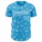 Custom Sky Blue Sky Blue-White 3D Tobe Fonseca Snowflake Cat Winter Authentic Baseball Jersey