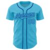 Custom Blue Sky Blue-Royal Ninhol Antonio Authentic Baseball Jersey
