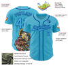 Custom Blue Sky Blue-Royal Ninhol Antonio Authentic Baseball Jersey