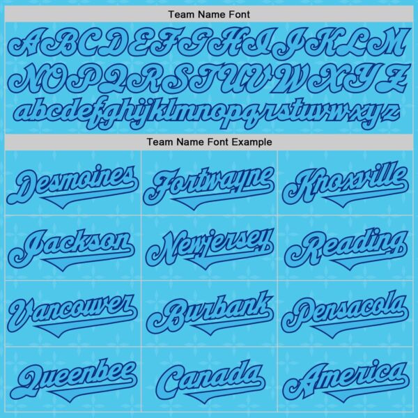 Custom Blue Sky Blue-Royal Ninhol Antonio Authentic Baseball Jersey