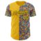 Custom Yellow Black Ninhol Favela II Authentic Baseball Jersey