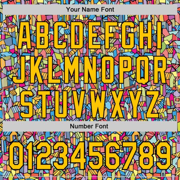 Custom Yellow Black Ninhol Favela II Authentic Baseball Jersey