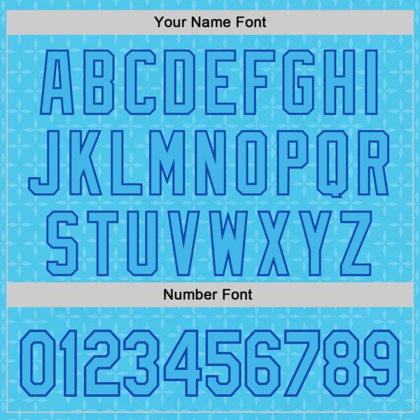 Custom Blue Sky Blue Thunder Blue-Royal Ninhol Joao Authentic Baseball Jersey