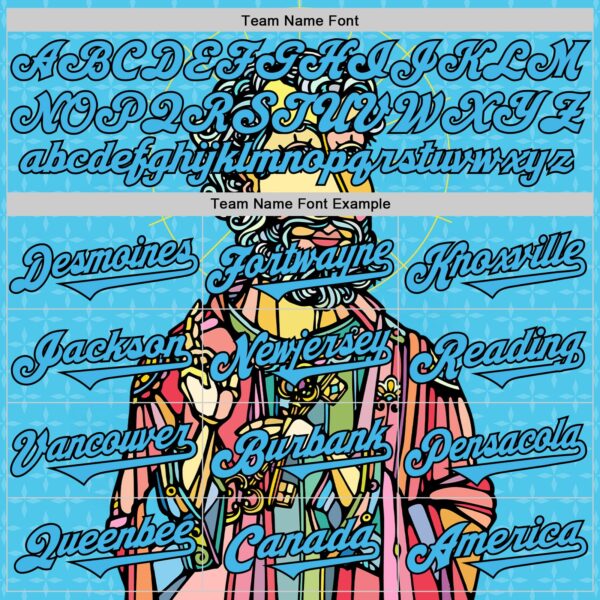 Custom Blue Sky Blue-Black Ninhol Pedro Authentic Baseball Jersey