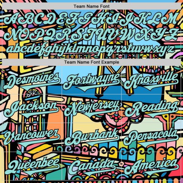 Custom Blue Ice Blue-Black Ninhol Untitled Authentic Baseball Jersey