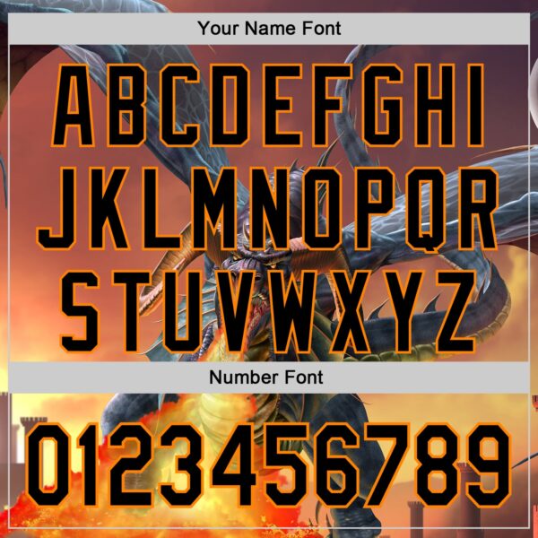 Custom Black Bay Orange Tom Wood Line of Fire Authentic Baseball Jersey