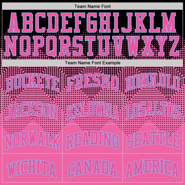 Custom Black Pink-Light Blue Gradient Square Shapes Round Neck Sublimation Basketball Suit Jersey