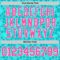 Custom Aqua Pink-White Leopard Print Round Neck Sublimation Basketball Suit Jersey