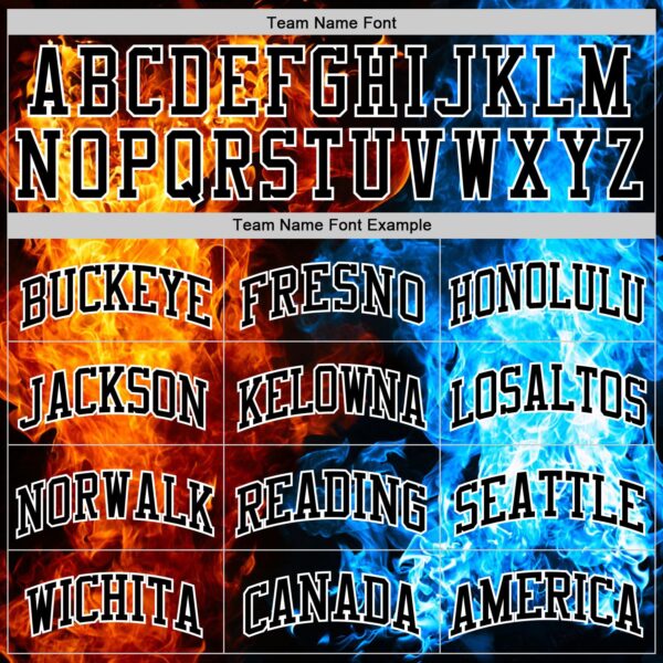 Custom Figure Black-White Flame Round Neck Sublimation Basketball Suit Jersey