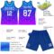 Custom Royal White-Hot Pink Gradient Geometric Shape Round Neck Sublimation Basketball Suit Jersey
