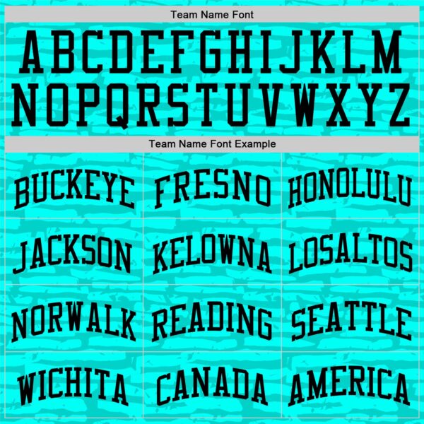 Custom Aqua Black Fragment Art Round Neck Sublimation Basketball Suit Jersey