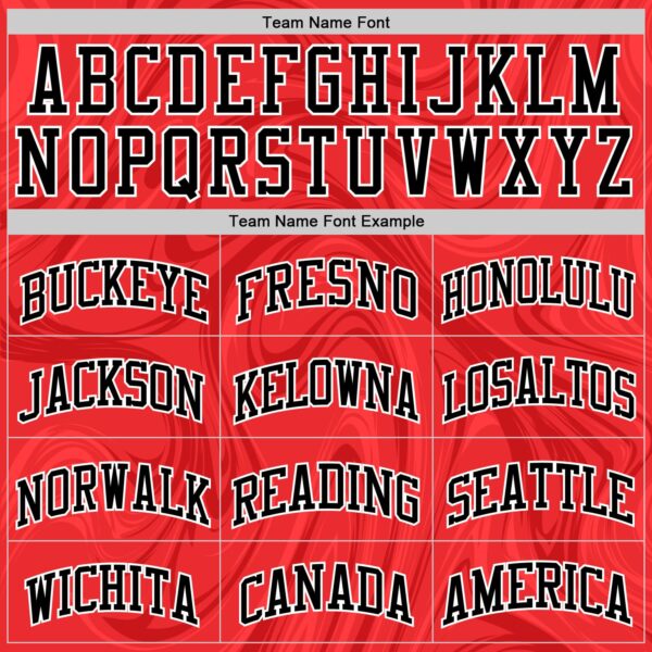 Custom Red Black-White Splash Round Neck Sublimation Basketball Suit Jersey