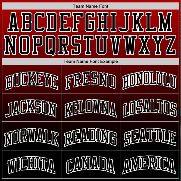 Custom Red Black-White Fade Fashion Round Neck Sublimation Basketball Suit Jersey