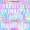 Custom Tie Dye White-Light Blue Round Neck Sublimation Basketball Suit Jersey