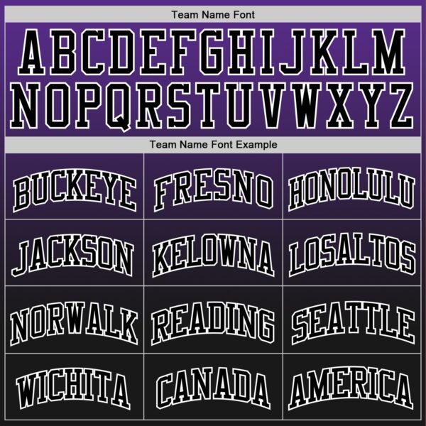 Custom Purple Black-White Fade Fashion Round Neck Sublimation Basketball Suit Jersey